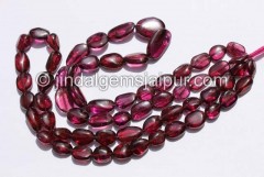 Rhodolite Garnet Far Smooth Nugget Beads